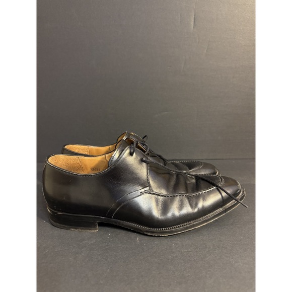 Magnanni Shoes Mens Size 11 Black Leather Oxford Dress EU44.5 Formal Spain 12436